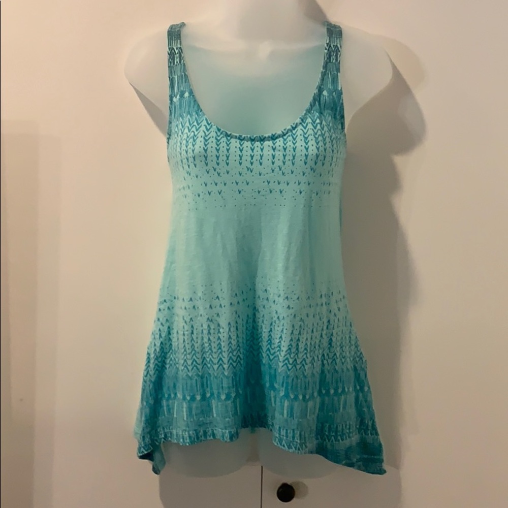 Columbia Green Asymmetrical Tank Top